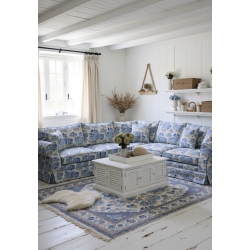 Castello 360x340 duża sofa narożna w stylu cottage