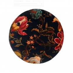 Luksusowa pufa z frędzlami Artemis