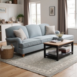 Zestaw sof w stylu Hampton,  Paxton 230 i 160 cm