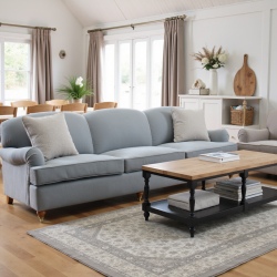 Zestaw sof w stylu Hampton,  Paxton 230 i 160 cm