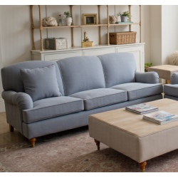 Paxton 200 cm stylowa kanapa w stylu prowansalskim