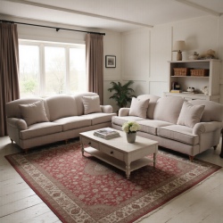 Paxton 220 cm sofa w welvetowej tkaninie