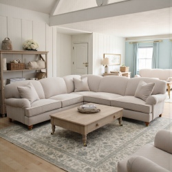 Paxton 230 beżowa kanapa w stylu angielskim