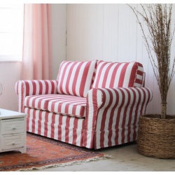 Flower 146 kanapa w szerokie pasy w stylu angielskim