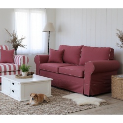 Flower 186 klasyczny biały fartuchowiec w stylu prowansalskim