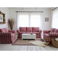 Zielona sofa ze ściąganym pokrowcem Flower 186