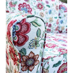 Flower 220 w żakardowych kolorowych kwiatach