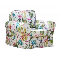 Fotel w kwiaty