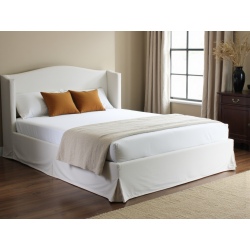 Ofelia łóżko ze ściąganym lnianym pokrowcem