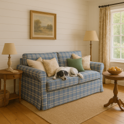 Kanapa w kratę z systemem włoskim Hilton 195 Kanapa w kratę z systemem włoskim Hilton 195