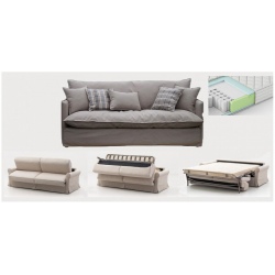 Sofa Como z systemem włoskim i materacem 14 cm – komfort snu i elegancja