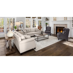 Zestaw Lori – komplet sof z ćwiekami i wysokim oparciem