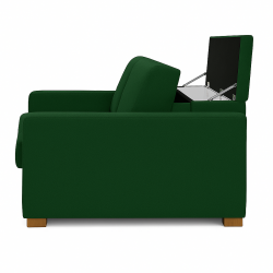 Sofa z materacem i dużym pojemnikiem Malaga 200 + pojemnik XL