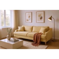 Nottingham 220 rozkładana sofa na wysokich nóżkach