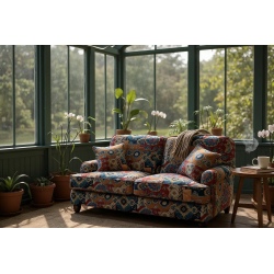 Paxton 160 cm piękny model sofy w tkaninie boho