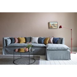 Patagonia lniana kanapa z otomaną 344 cm – wygodna i stylowa