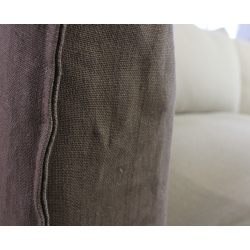 Patagonia lniana kanapa z otomaną 344 cm – wygodna i stylowa