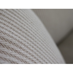 Patagonia czekoladowa kanapa z otomaną 344×170 cm – lniana i komfortowa