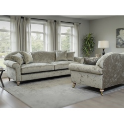 Wygodna sofa z głębokim siedziskiem Tiara 160