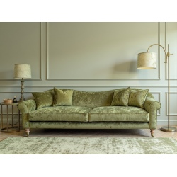 Tiara 240 pistacjowa sofa w klasycznym angielskim stylu