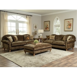 Pufa Tiara w stylu angielskim na wymiar