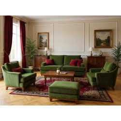 Lukrecja komfortowy duży podnóżek 65x65