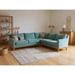 Morska sofa narożna Lukrecja extra 250x230 cm