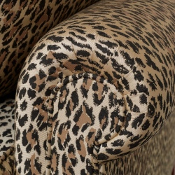 Clive elegancka sofa w tkaninie panterka