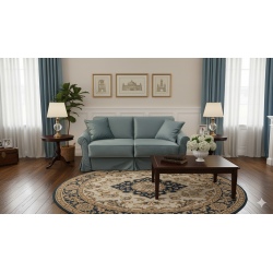 Kompaktowa sofa z systemem włoskim Hilton 175