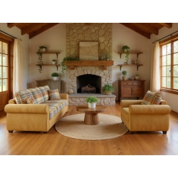 Klasyczna kanapa narożna English Rose 240x240