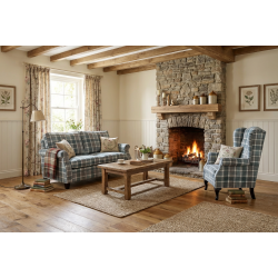 Fotel Harry w stylu cottage z wysokim oparciem