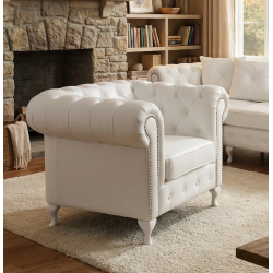 Sofa narożna w brązowej skórze naturalnej Sara 180x250 cm