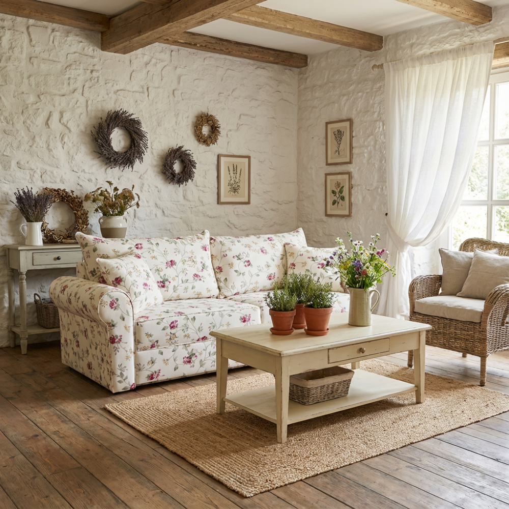 Rosaly 246 kanapa w stylu prowansalskim