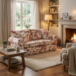 Rosaly 186 rozkładana kanapa kwiaty