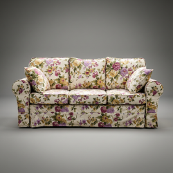 Flower 206 sofa klasyczna ze ściąganym pokrowcem 206 cm