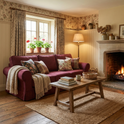 Narożnik Flower 200x200 zgrabny narożnik do salonu