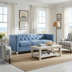 Donna 250 cm przytulna welwetowa kanapa