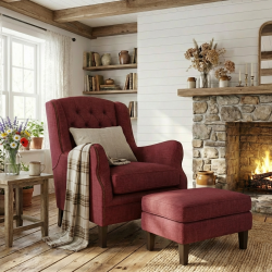 Rey  fotel z pikowanym oparciem