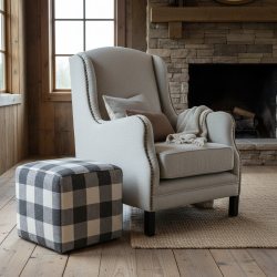 Alberto kompaktowy fotel z wysokim oparciem