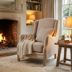 Alberto kompaktowy fotel z wysokim oparciem