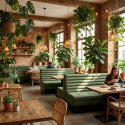 Loża Tapicerowana CORN – Modułowa Sofa do Restauracji i Hotelu | Na Wymiar