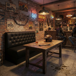 Loża Tapicerowana CHERRY 180 cm – Ekskluzywna Sofa Pikowana do Restauracji i VIP Room