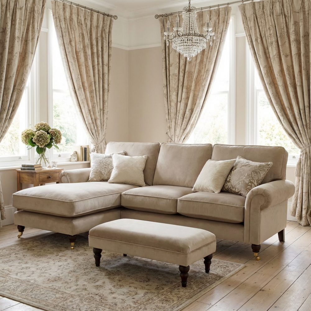 Loana - sofa z szezlongiem na wymiar