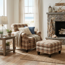 Fotel London w Kwiaty – Rozkwit Elegancji w Twoim Wnętrzu