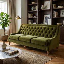 Sofa Hammond – Królewska Elegancja w Welurowym Wydaniu Sofa Hammond – Królewska Elegancja w Welurowym Wydaniu