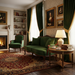 Sofa Cloe 140 – Elegancja w Stylu Ludwikowskim z Nutą Przytulności