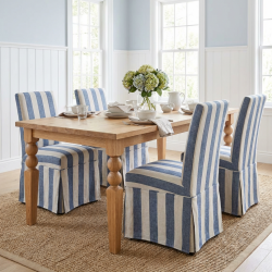 Stół Margo z litego dębu i 4 krzesła Adriatic – Nadmorski Szyk w Twoim Domu