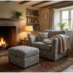 Fotel Mare – Nowoczesny fotel wypoczynkowy w grubej plecionce