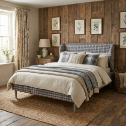 Frou Frou łóżko w kratę