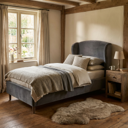 Łóżko Frou Frou – aksamitna elegancja w nowoczesnym wydaniu